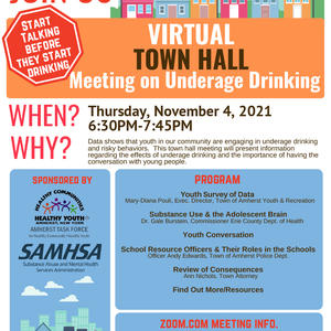 Town Hall Meeting Flyer 2021